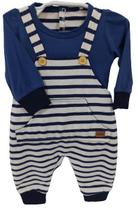 Macacao Longo Bebe Menino Finta Jardineira Lessa Kids 7878