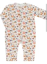 Macacao longo calca bebe cervos e raposa 0629001 baby gut Macacao longo calca bebe cervos e raposa 0629001 baby gut