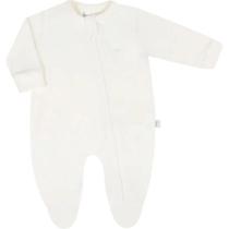 Macacão Longo Com Zíper Hug Branco Macacão Longo Com Zíper Hug Branco