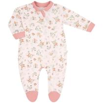 Macacão Longo Com Zíper Hug Floresta Rosa Macacão Longo Com Zíper Hug Floresta Rosa