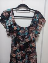 Macacão Longo estampa floral