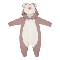 Macacão longo fantasy monkey unissex na cor marrom - Miniclo (REF: 30441