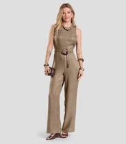Macacão Longo Feminino Dianna Marrom