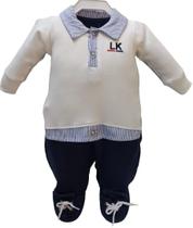 Macacão Longo Finta Conjunto Bebê Menino Lessa Kids Rf 8800