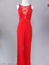 Macacão longo flare