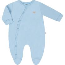 Macacão Longo Hug Com Abertura Lateral Azul Macacão Longo Hug Com Abertura Lateral Azul