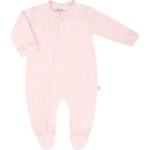 Macacão Longo Hug Com Zíper Rosa Macacão Longo Hug Com Zíper Rosa