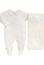 Macacão Longo Kit Maternidade Bebê Anjos Baby Macacão Longo Kit Maternidade Bebê Anjos Baby