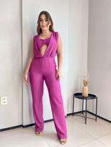 Macacão longo Magenta