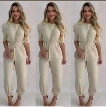 Macacão Longo Manga Bufante