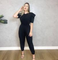 Macacão longo manga princesa - majestade modas Macacão longo manga princesa - majestade modas