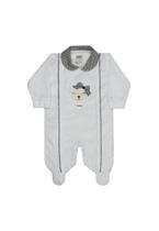 Macacão Longo Menina Branco Sonho Mágico Macacão Longo Menina Branco Sonho Mágico
