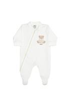 Macacão Longo Off White com Zíper Sonho Mágico Macacão Longo Off White com Zíper Sonho Mágico