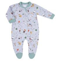 Macacão Longo para Bebê com Zíper Menino Escandinavo - Hug Macacão Longo para Bebê com Zíper Menino Escandinavo - Hug