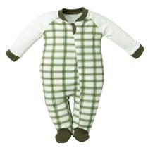 Macacão Longo para Bebê com Zíper Menino Xadrez Camping -Hug Macacão Longo para Bebê com Zíper Menino Xadrez Camping -Hug