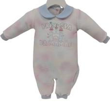 Macacão Longo Plush Bebê Menina LeBhua Paraiso Inverno 13360 Macacão Longo Plush Bebê Menina LeBhua Paraiso Inverno 13360