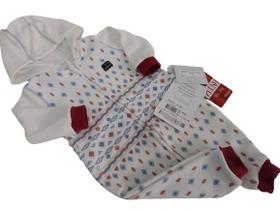 Macacão Longo Plush Bebê Unissex Le Bhua Paraiso Ref 13345