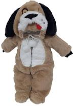 Macacao Longo Plush Fofao Capuz Bebe Menino Lessa Kids 7626