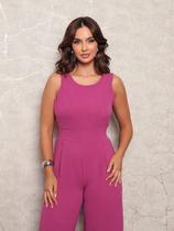Macacão Longo Social Elegante Feminino Confortavel