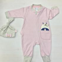 Macacão longo suedine delicate miniclo - (ref: 30504)