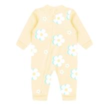 Macacão Longo Suedine Estampado Bebê com Zíper 100% Algodão