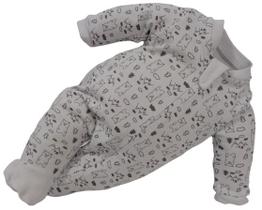 Macacão Longo Suedine Luxo Bebê Menino Menina Zafielo Rf 405