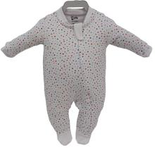 Macacão Longo Suedine Luxo Bebê Unissex Zafielo Baby Ref 401