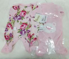 Macacão Luxo Forrado Plush Buckle Bebe Menina Paraiso 10154