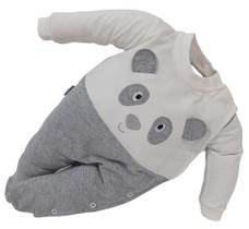 Macacão Luxo Longo Bebê Menino Chuquinha Baby Bordado 88009