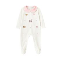 Macacão M/L Gola Bipartida Plush e Tricot - Ursinhas - Mini & Co. Tamanho:RN Macacão M/L Gola Bipartida Plush e Tricot - Ursinhas - Mini & Co. Tamanho:RN