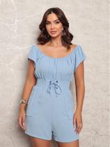 Macacão Macaquinho Curto Feminino Verão