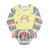 Macacão Maiô Bebê Proteção Solar Manga Longa Uv Praia Macacão Maiô Bebê Proteção Solar Manga Longa Uv Praia