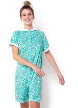 Macacão Manga Curta Feminino Viscolycra Unicórnio Skate - Puket