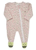 Macacão Manga Longa Dakota - Floral Rosa - Grow Up Macacão Manga Longa Dakota - Floral Rosa - Grow Up