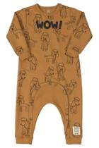 Macacão manga longa em moletom Macacão manga longa em moletom