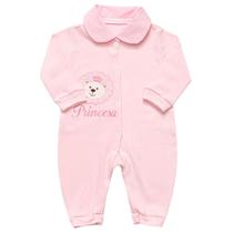 Macacão Manga Longa Menina Aconchego Ursa Princesa Macacão Manga Longa Menina Aconchego Ursa Princesa