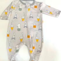 Macacão Manga Longa Modal Animais