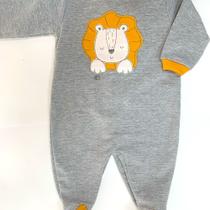 Macacão Manga Longa Moleton Leão