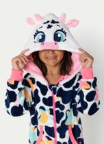 Macacão Manga Longa Soft Menina Vaca Moosic OFF WHITE Macacão Manga Longa Soft Menina Vaca Moosic OFF WHITE