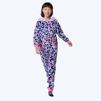 Macacão Manga Longa Soft Onça Juvenil Menina Puket 030502384