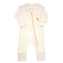 Macacão Manga Longa Suedine com Bordado e Zíper Invertido Criança Macacão Manga Longa Suedine com Bordado e Zíper Invertido Criança