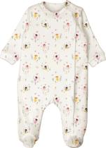 Macacão Manga Longa Zipper Duplo - Bibe - Estampa Fadinha