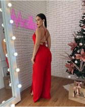 MACACÃO MARY DE AMARRAR ATRÁS COM BOJO - Tamanho Único 36 a 42