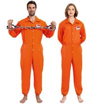 Macacão masculino e feminino Jail Prisoner Spooktacular Macacão masculino e feminino Jail Prisoner Spooktacular