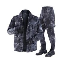 Macacão Masculino Preto Com Estampa De Python, Resistente Ao Desgaste, Para Motociclistas, Uniforme Macacão Masculino Preto Com Estampa De Python, Resistente Ao Desgaste, Para Motociclistas, Uniforme