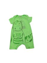 Macacão Masculino Verde Neon Dinossauro