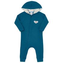 Macacão matelassê azul intenso coala Kiko Baby Macacão matelassê azul intenso coala Kiko Baby
