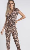 Macacão MC Estampado com fivela