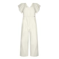 Macacão Menina Alakazoo em Tecido Linen Off White