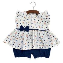Macacao Menina Bebe Curto